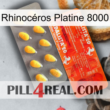 Rhinocéros Platine 8000 new01